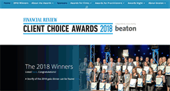 Desktop Screenshot of clientchoiceawards.net