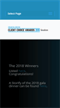 Mobile Screenshot of clientchoiceawards.net